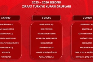 Türkiye Kupası Grupları Belirlendi